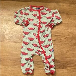 KicKee Pants Watermelon Button Up